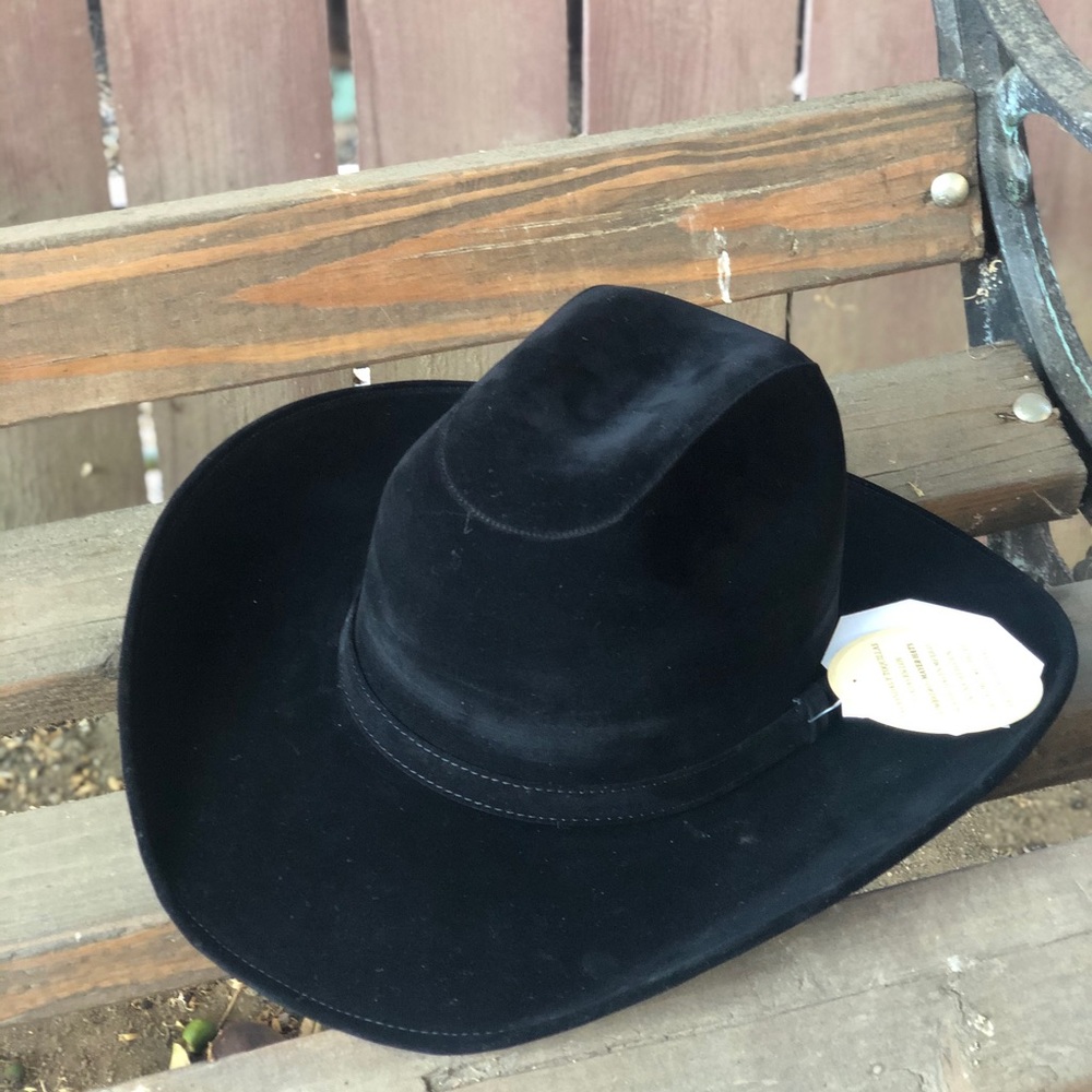 Black cowboy hat unisex